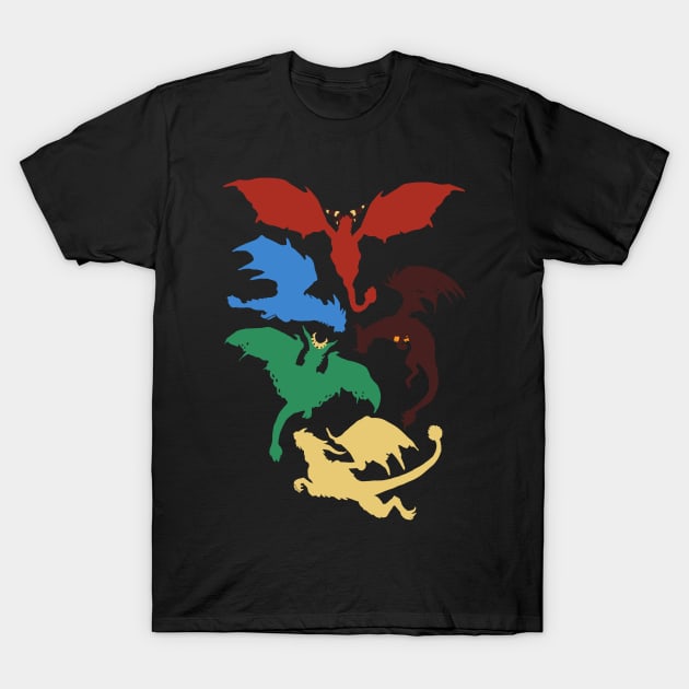 Dragon flights T-Shirt by Rackham